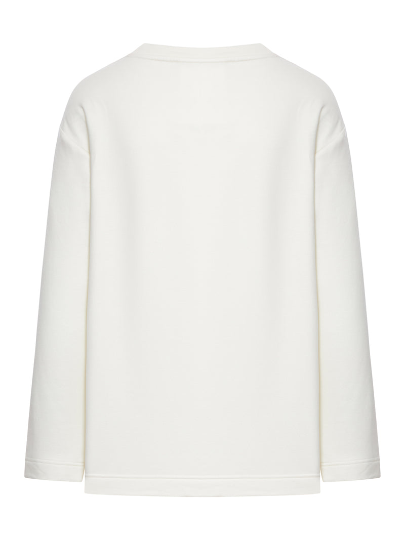 FELPA BERMA IN SETA E COTONE