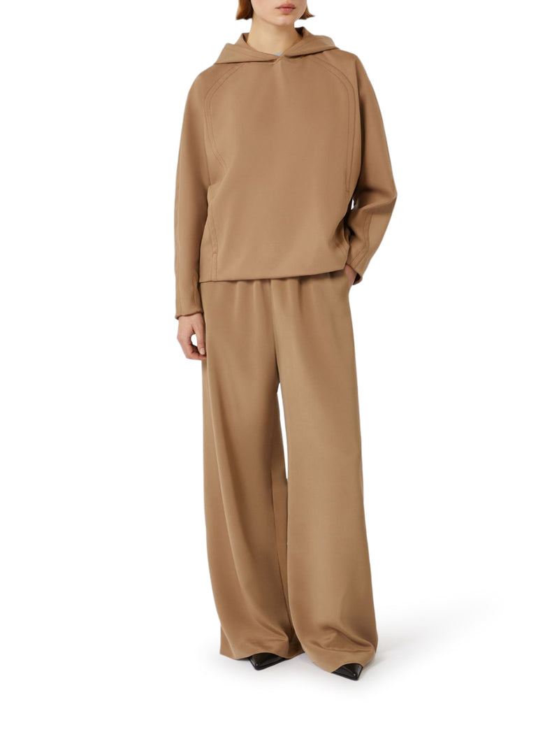 PANTALONE COMFORT IN CRÊPE DE CHINE STRETCH