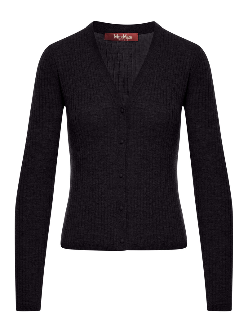 CARDIGAN IN SETA A COSTE