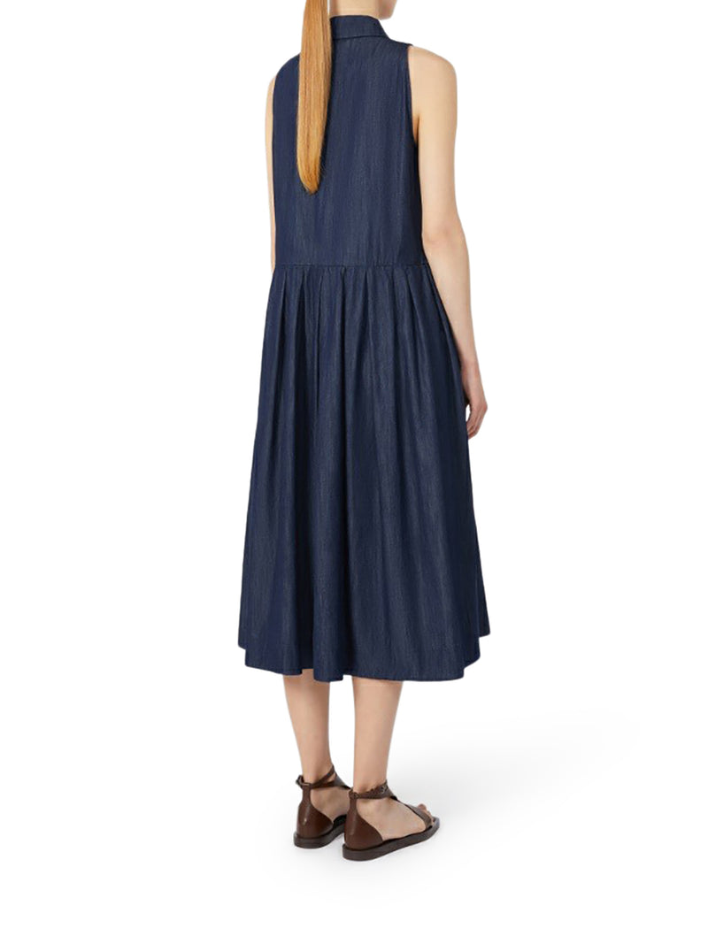 ABITO SMANICATO IN DENIM