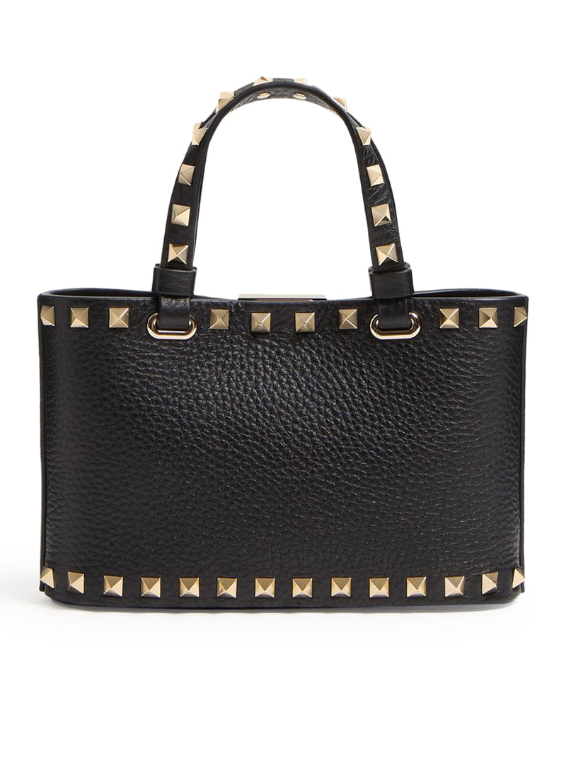 MINI BORSA SHOPPING ROCKSTUD IN VITELLO GRANAT