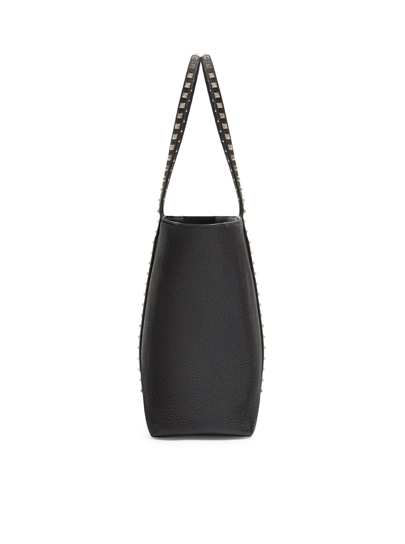 BORSA ROCKSTUD IN PELLE DI VITELLO MARTELLATA