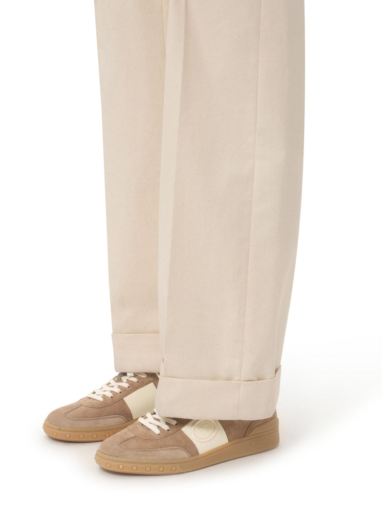 SNEAKER LOW TOP UPVILLAGE IN CROSTA E VITELLO NAPPATO