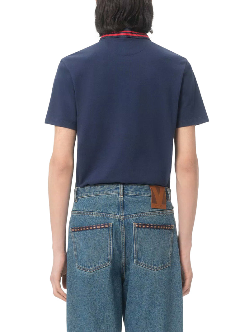 POLO IN PIQUET DI COTONE CON RICAMO VG