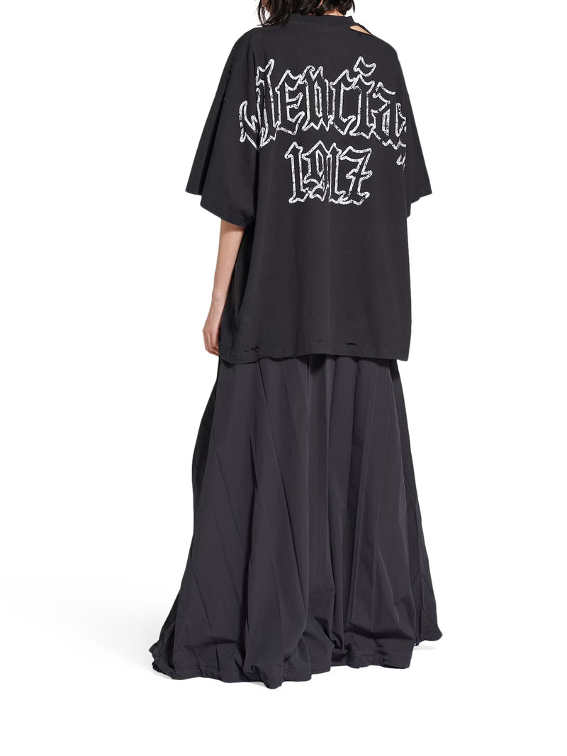 T-SHIRT BLACKLETTER SCRIPT OVERSIZE