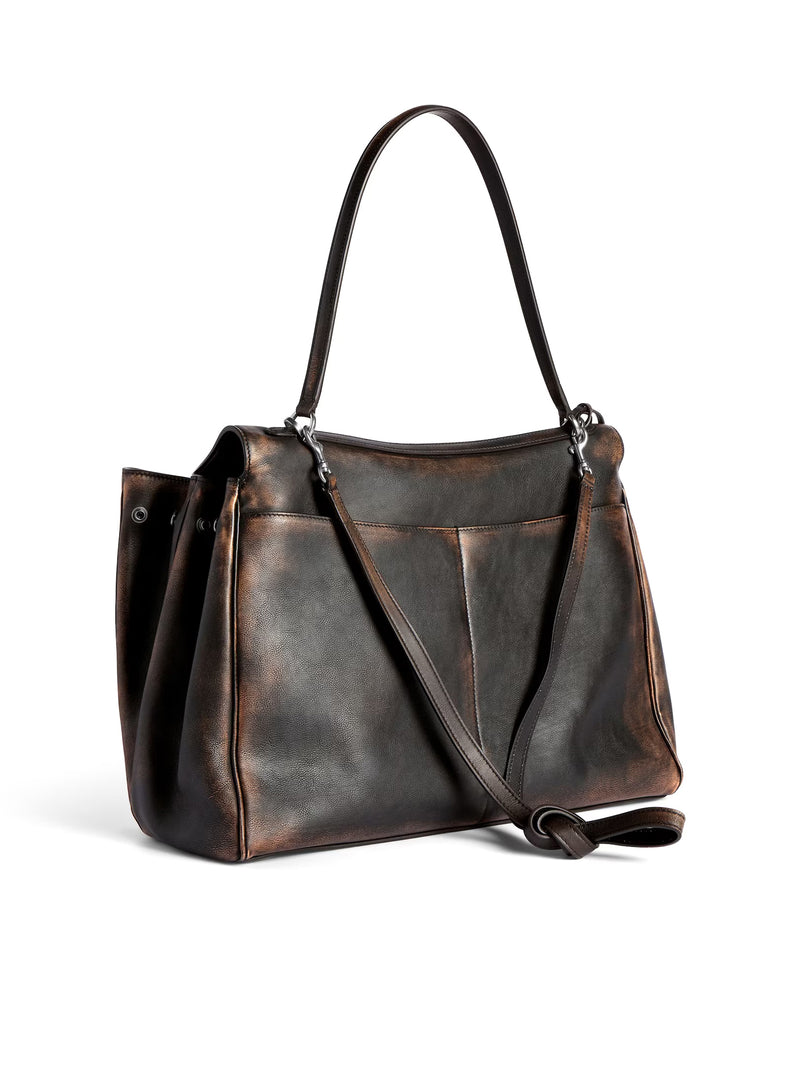 BORSA RODEO GRANDE DA UOMO IN MARRONE