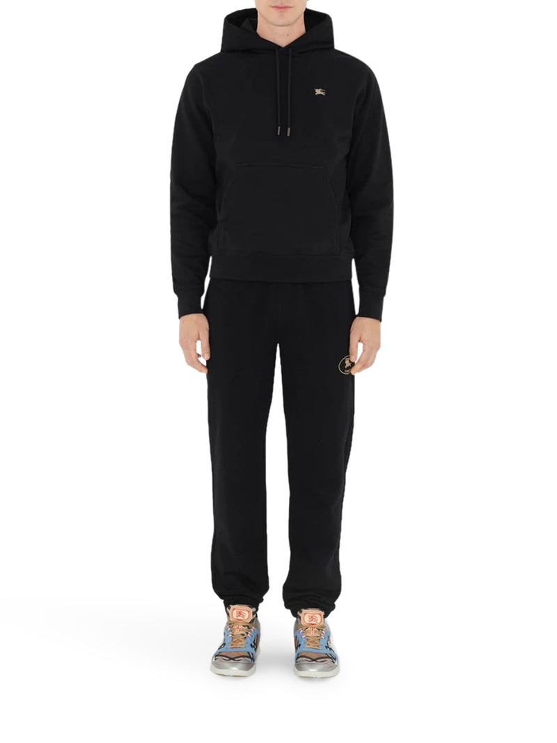 FELPA CON CAPPUCCIO IN COTONE KNIGHT STAMP