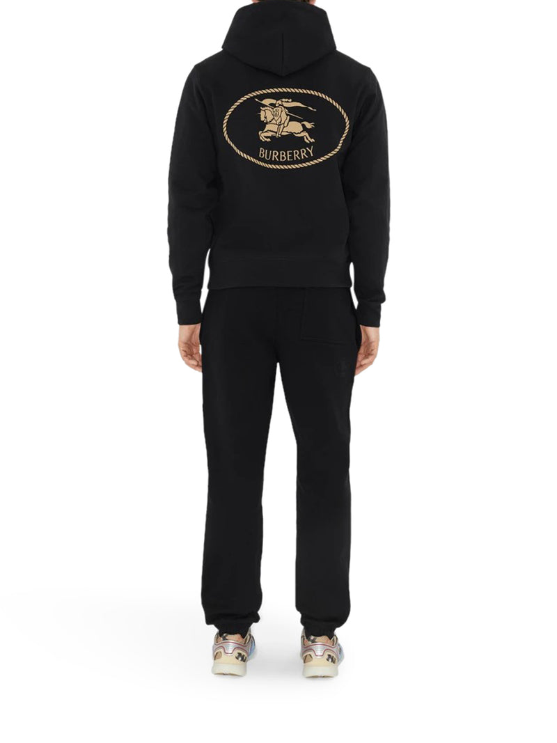 FELPA CON CAPPUCCIO IN COTONE KNIGHT STAMP