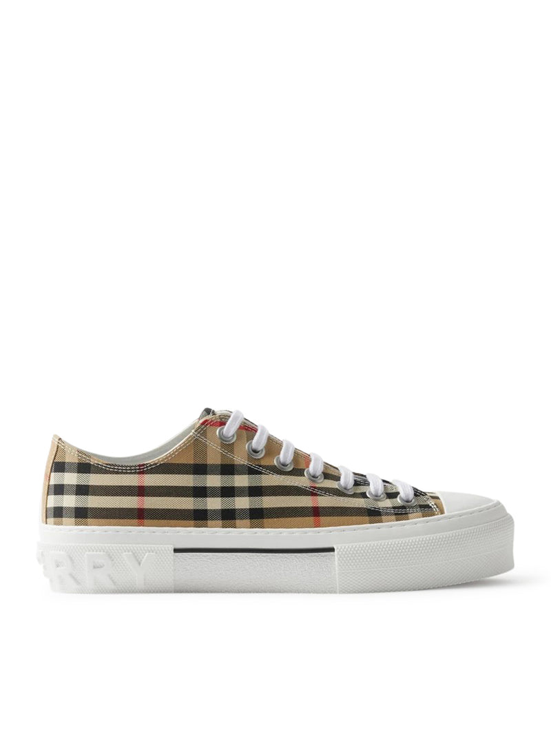 SNEAKERS IN COTONE CHECK