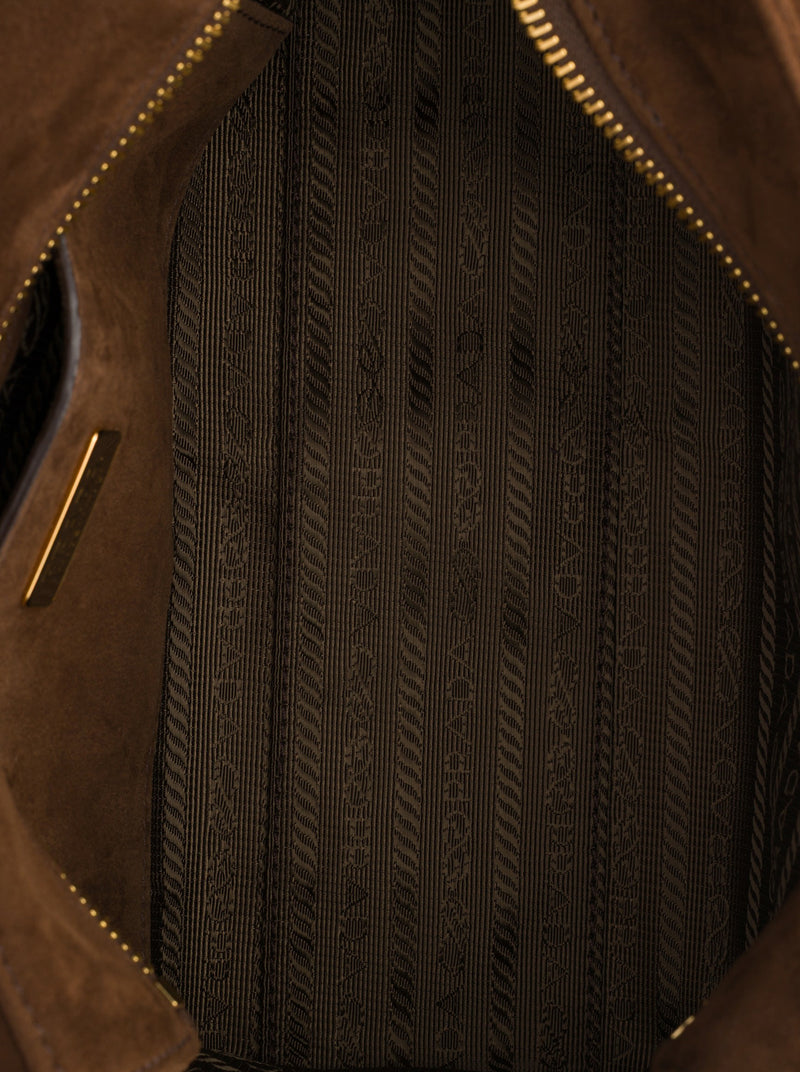 BORSA A SPALLA EXPLORE MEDIUM IN PELLE SCAMOSCIATA