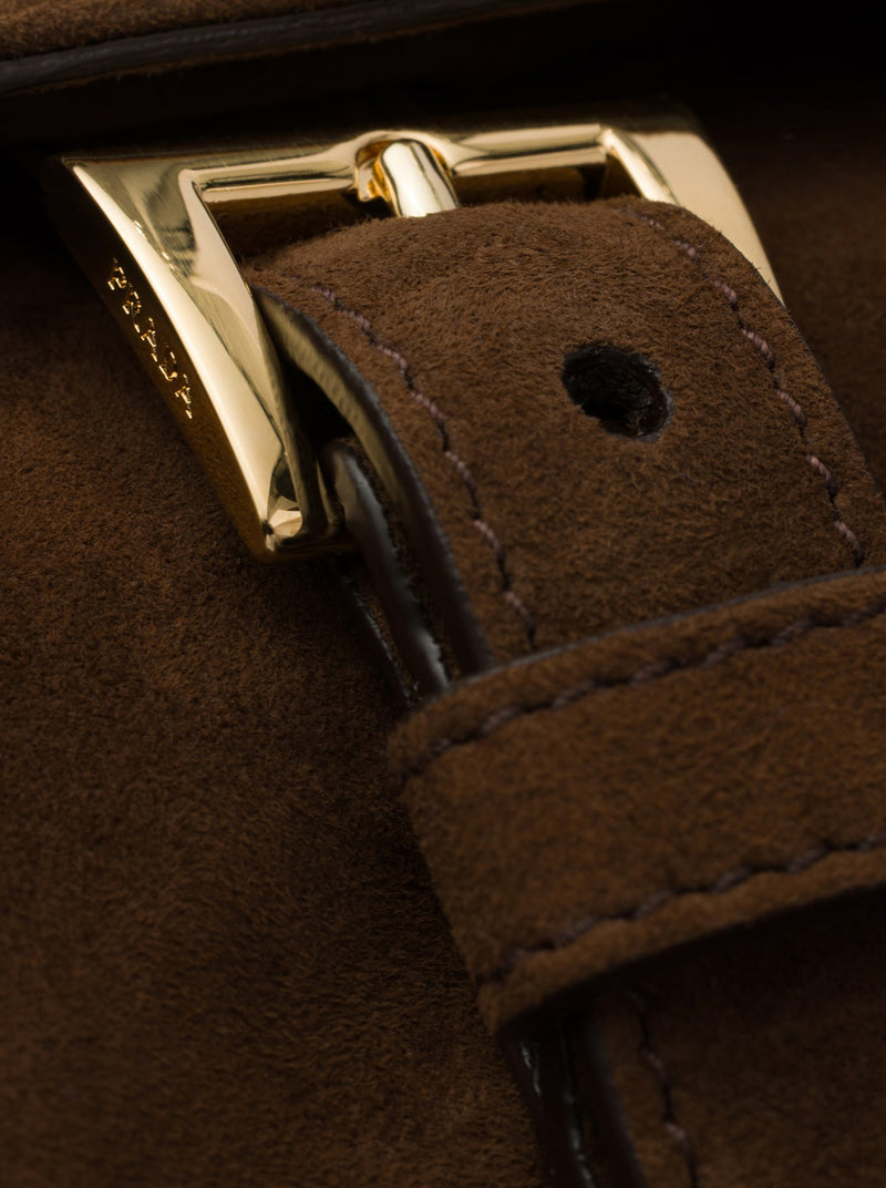 BORSA A SPALLA EXPLORE MEDIUM IN PELLE SCAMOSCIATA