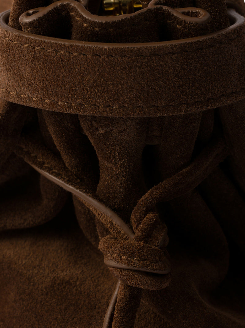 BORSA A MANO PRADA BONNIE LARGE IN PELLE SCAMOSCIATA