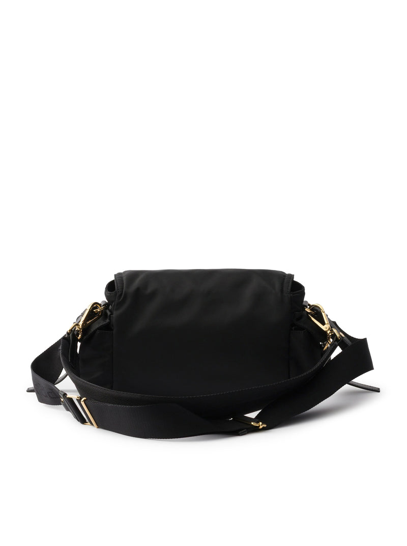 BORSA EXPLORE MEDIUM IN RE-NYLON CON PATTINA