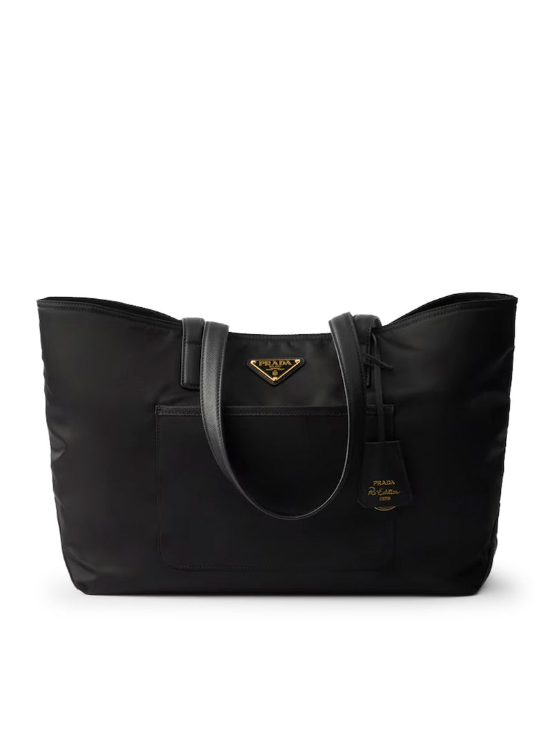 BORSA SHOPPING RE-EDITION 1978 MEDIUM IN RE-NYLON E SAFFIANO