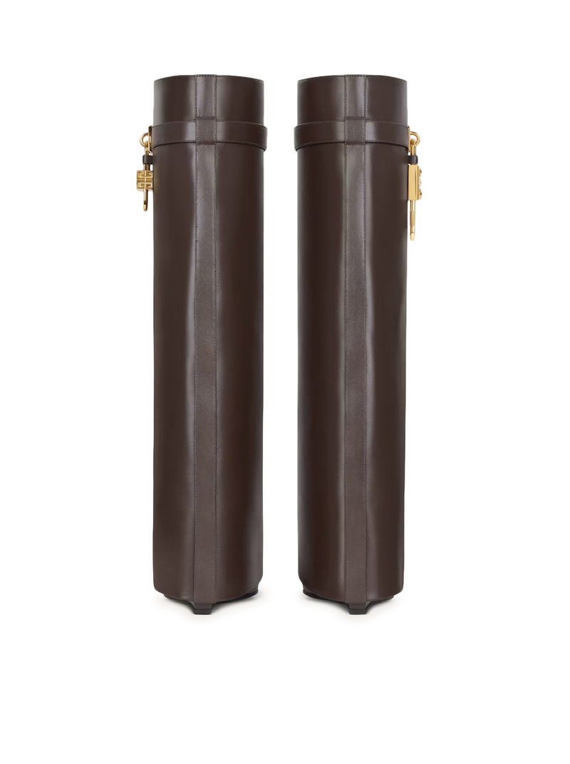 STIVALI SHARK LOCK IN PELLE