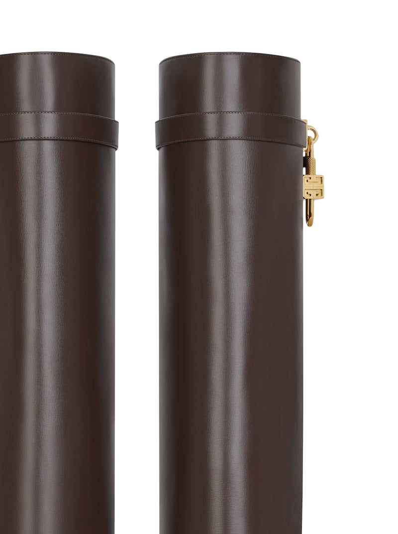 STIVALI SHARK LOCK IN PELLE