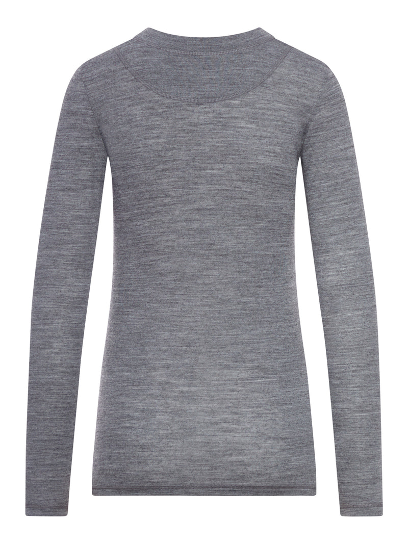 T-SHIRT A MANICHE LUNGHE CON LOGO STAMPATO