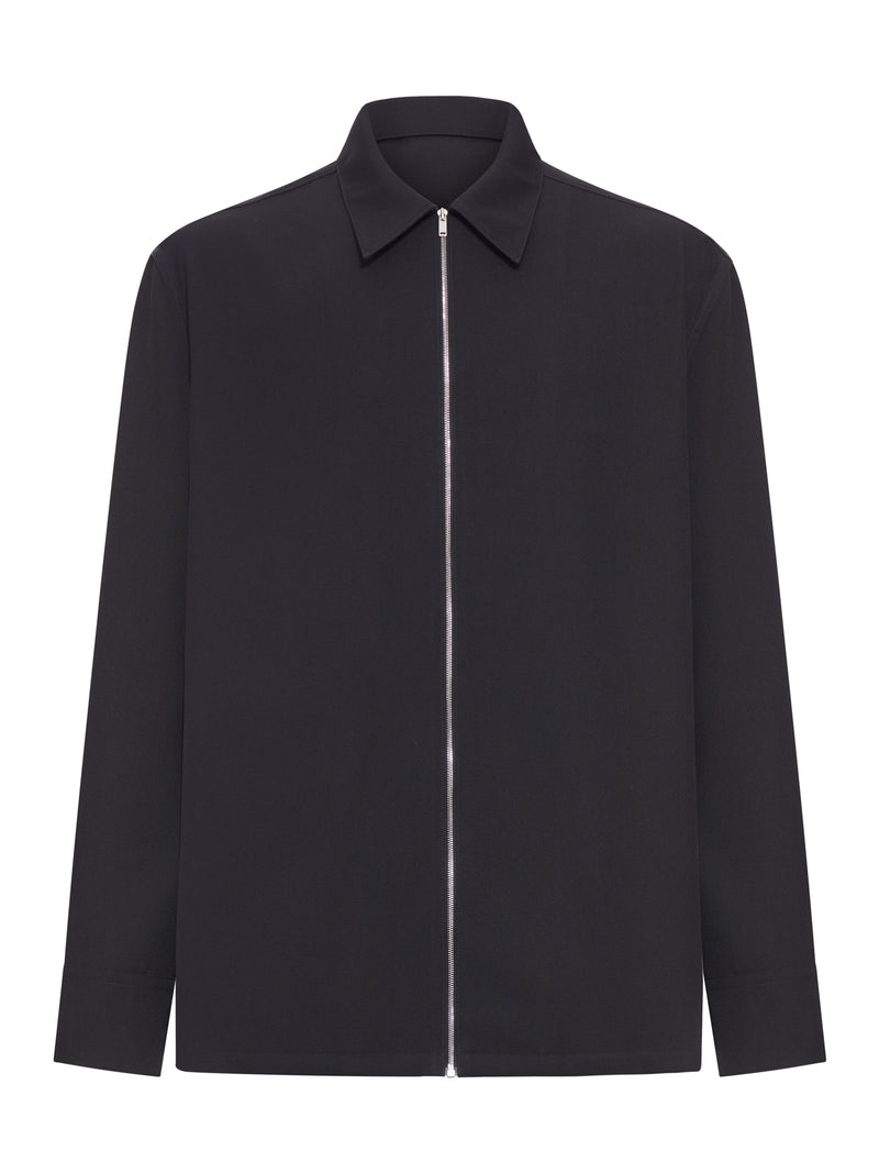 CAMICIA BOXY CON ZIP