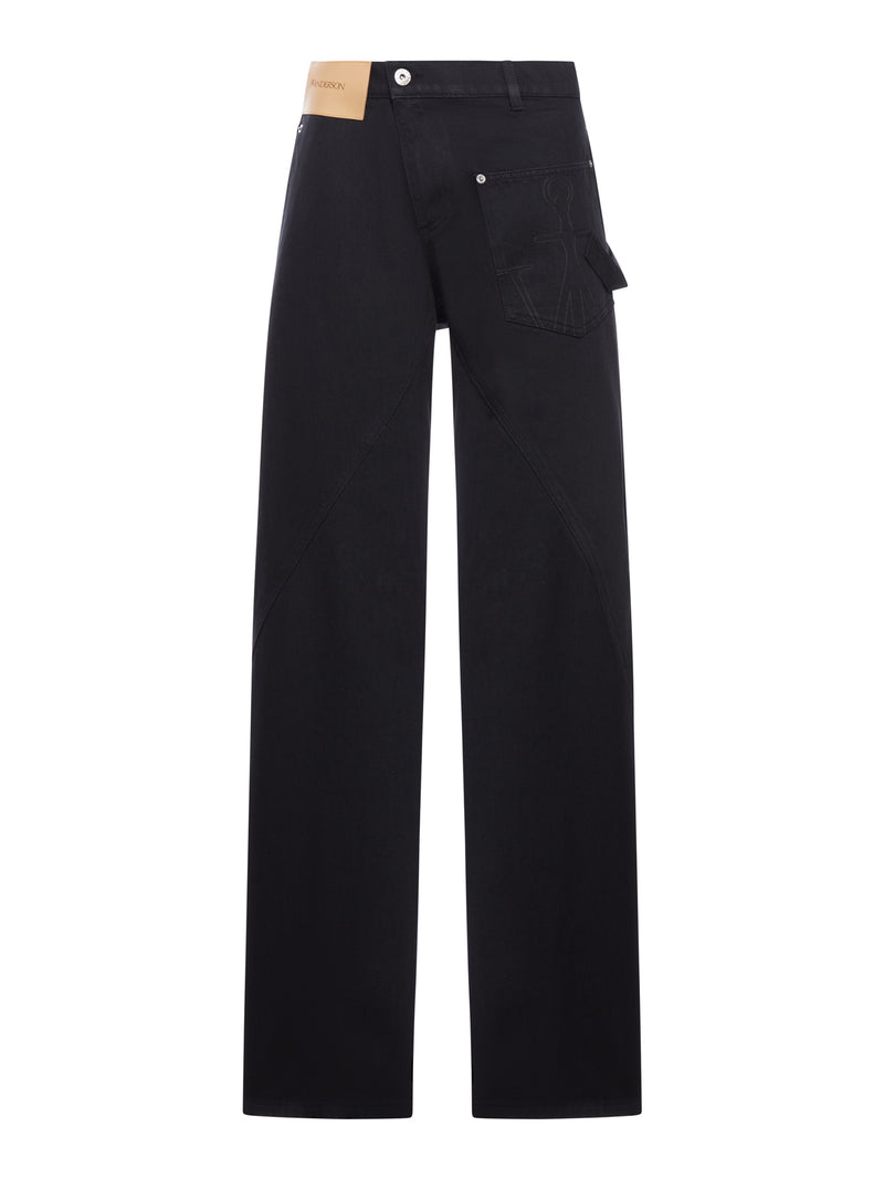 JEANS WORKWEAR A GAMBA ATTORCIGLIATA