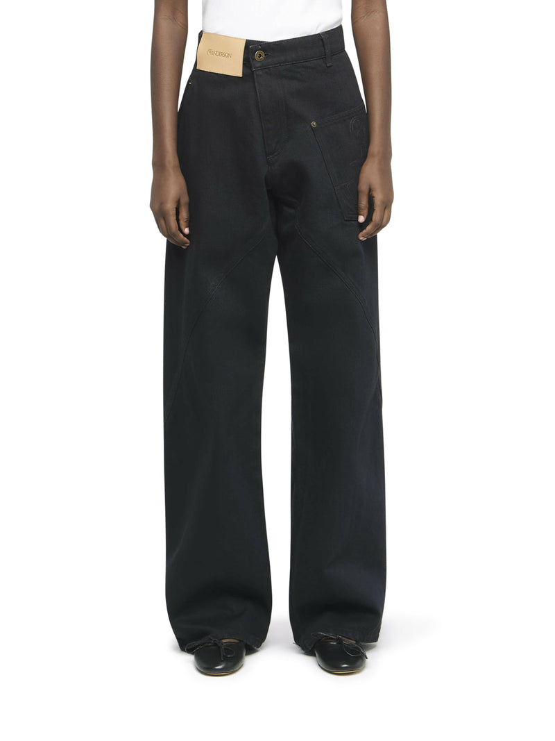 JEANS WORKWEAR A GAMBA ATTORCIGLIATA