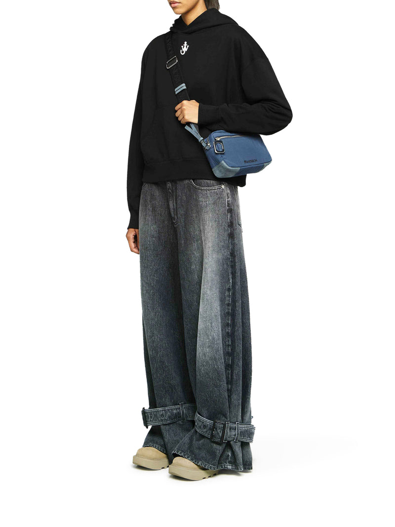 FELPA CROPPED CON LOGO ANCHOR JWA