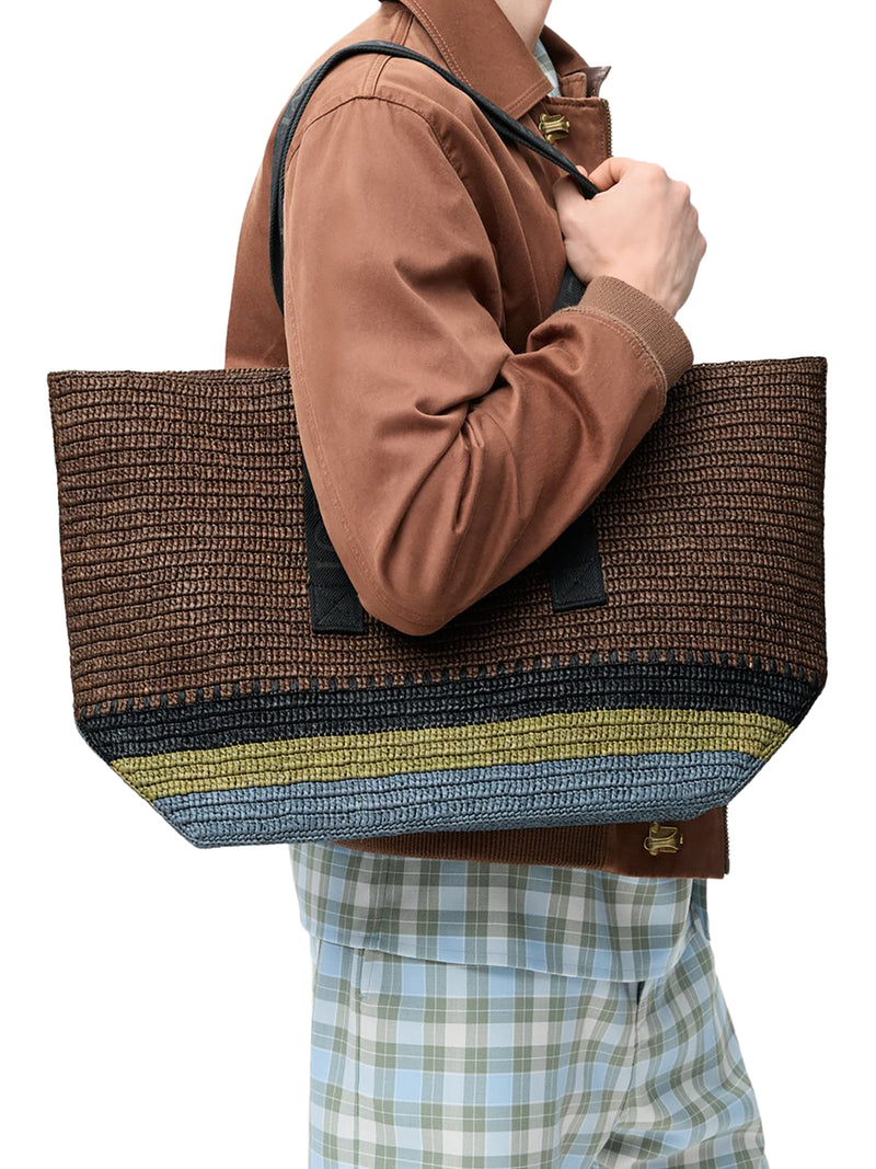 FOLD SHOPPER IN RAFIA