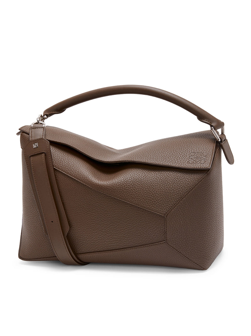 BORSA PUZZLE GRANDE IN PELLE DI VITELLO MARTELLATO