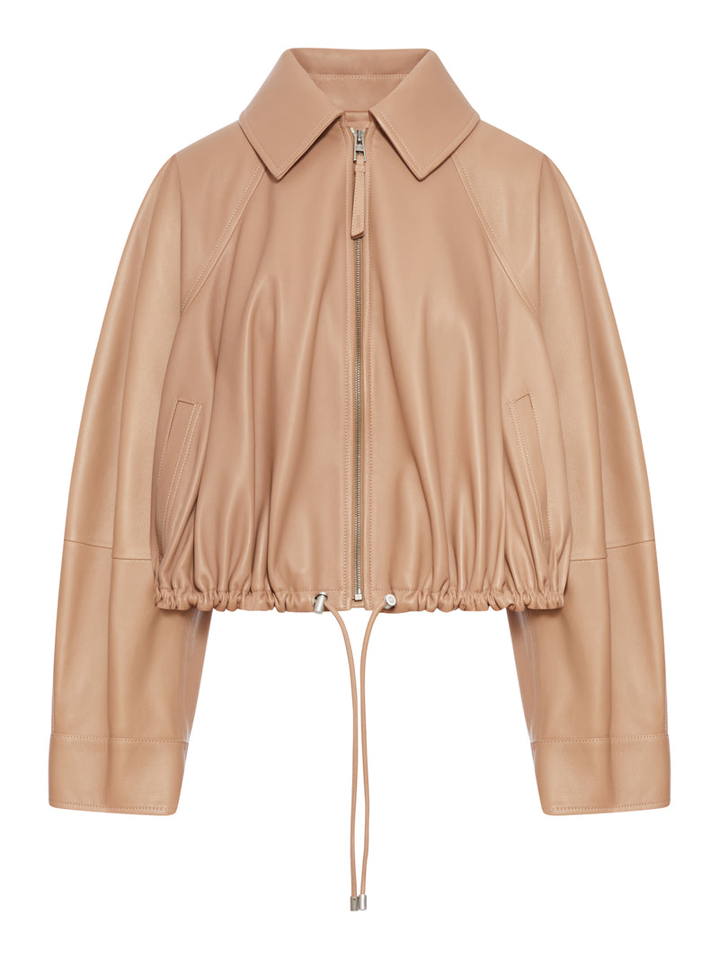 BALOON JACKET IN NAPPA DI AGNELLO