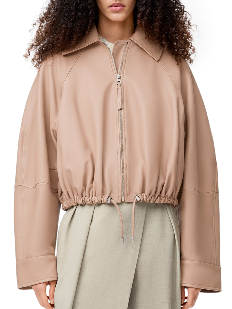 BALOON JACKET IN NAPPA DI AGNELLO