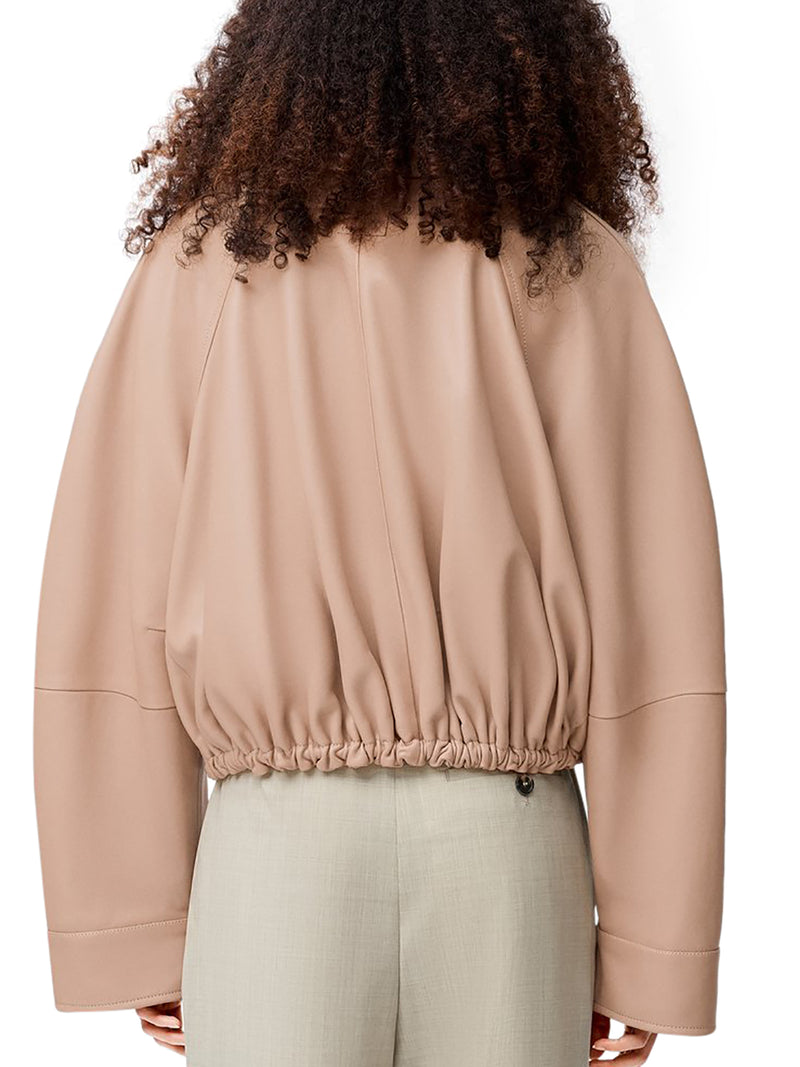 BALOON JACKET IN NAPPA DI AGNELLO