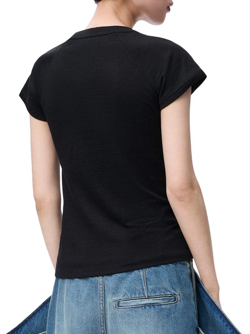 T-SHIRT SLIM FIT IN COTONE CON ANAGRAM