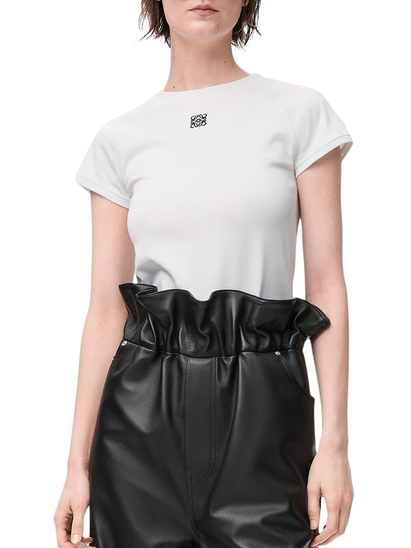 T-SHIRT SLIM FIT IN COTONE CON ANAGRAM