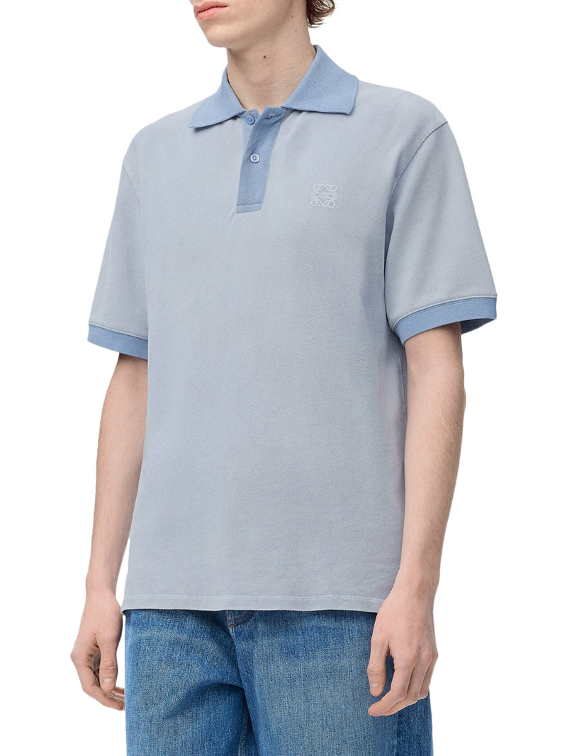 POLO CON RICAMO ANAGRAM IN COTONE