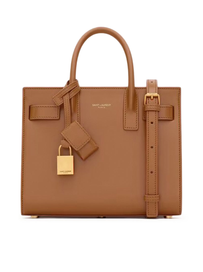 BORSA SAC DE JOUR IN PELLE LISCIA - NANO