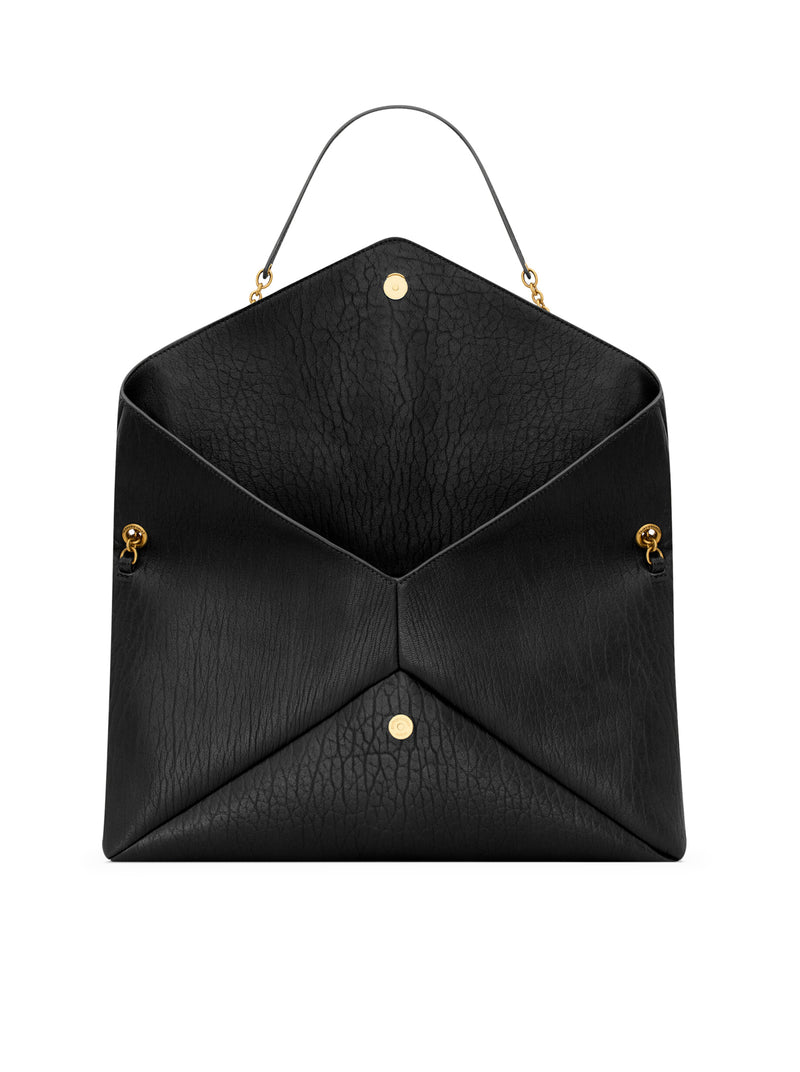 POCHETTE ENVELOPE CASSANDRE XXL SU CATENA CON PELLE DI AGNELLO
