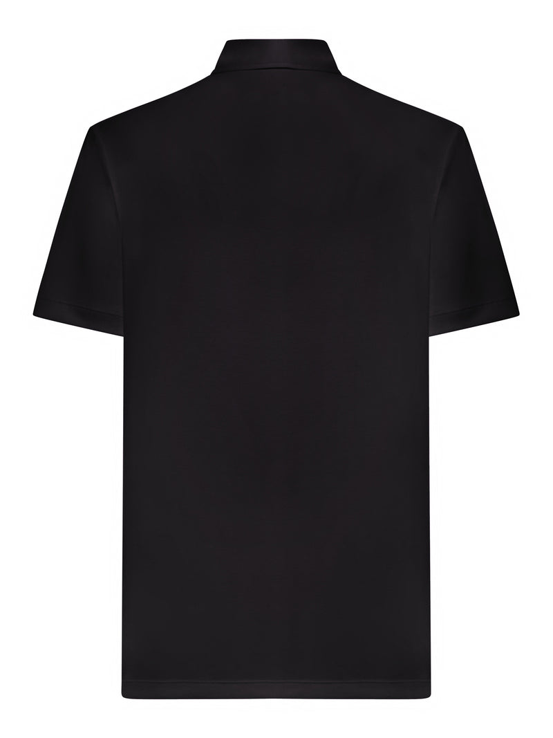 POLO IN COTONE CON LOGO INTERLOCK