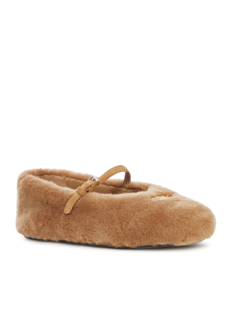 BALLERINE IN SHEARLING
