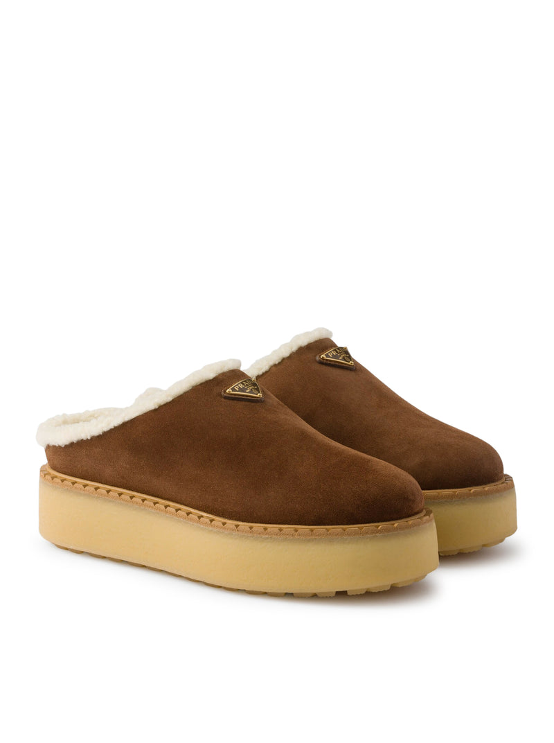 SABOT IN PELLE SCAMOSCIATA