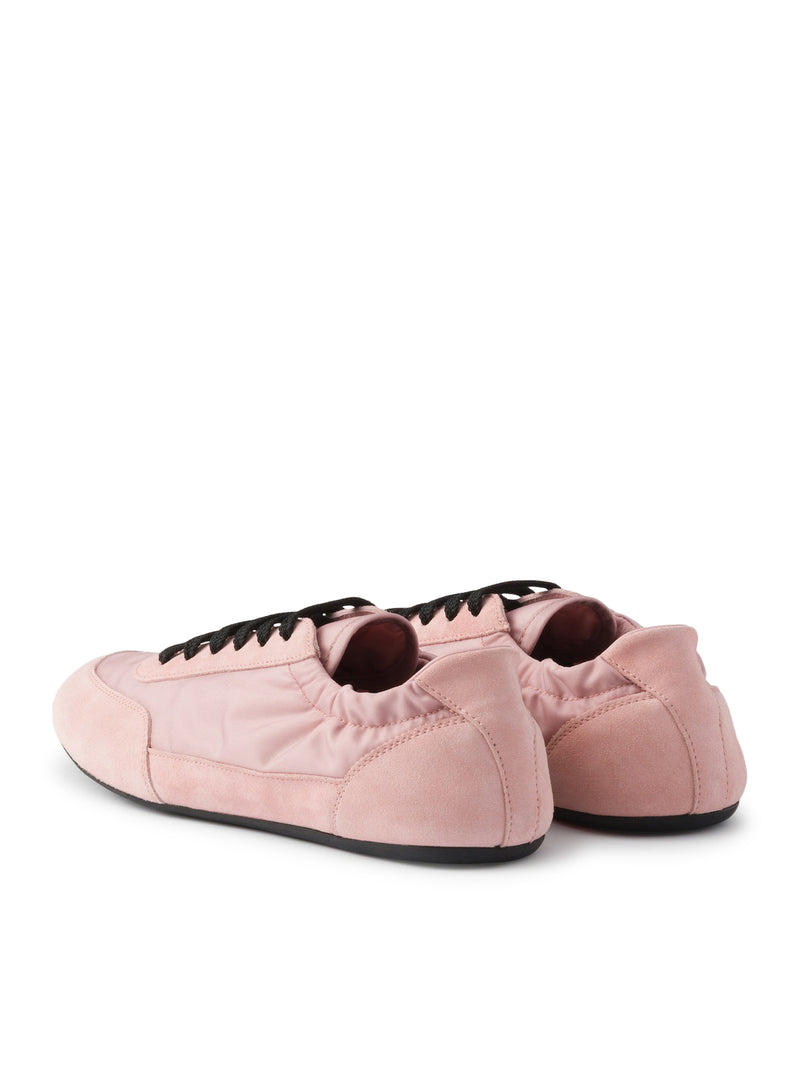 SNEAKERS COLLAPSE IN RE-NYLON E PELLE SCAMOSCIATA