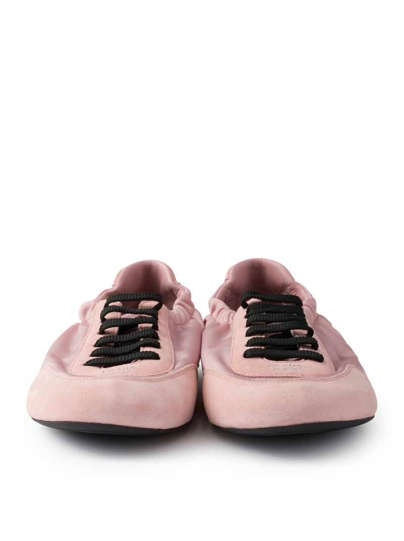 SNEAKERS COLLAPSE IN RE-NYLON E PELLE SCAMOSCIATA