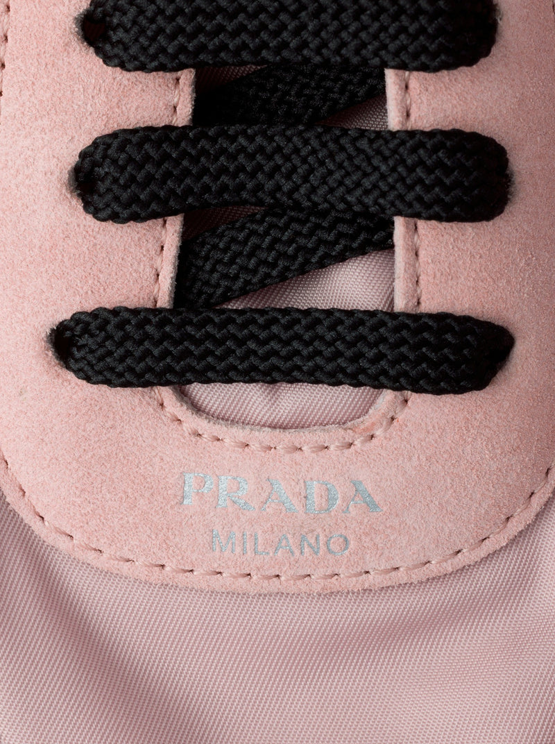 SNEAKERS COLLAPSE IN RE-NYLON E PELLE SCAMOSCIATA