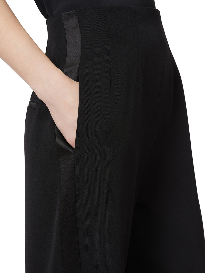 PANTALONE SATIRA IN GABARDINA DI LANA