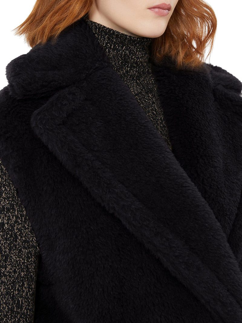 GILET IN TEDDY IN ALPACA E LANA