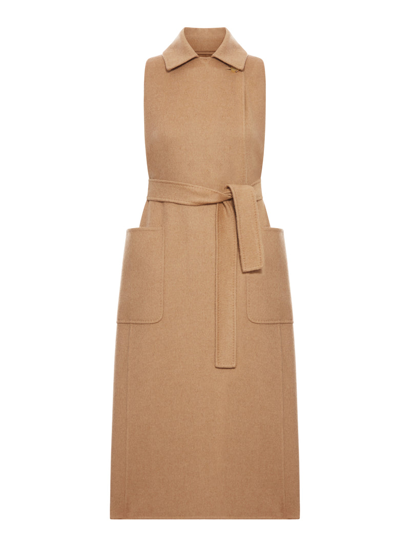 CAPPOTTO SMANICATO IN CAMMELLO