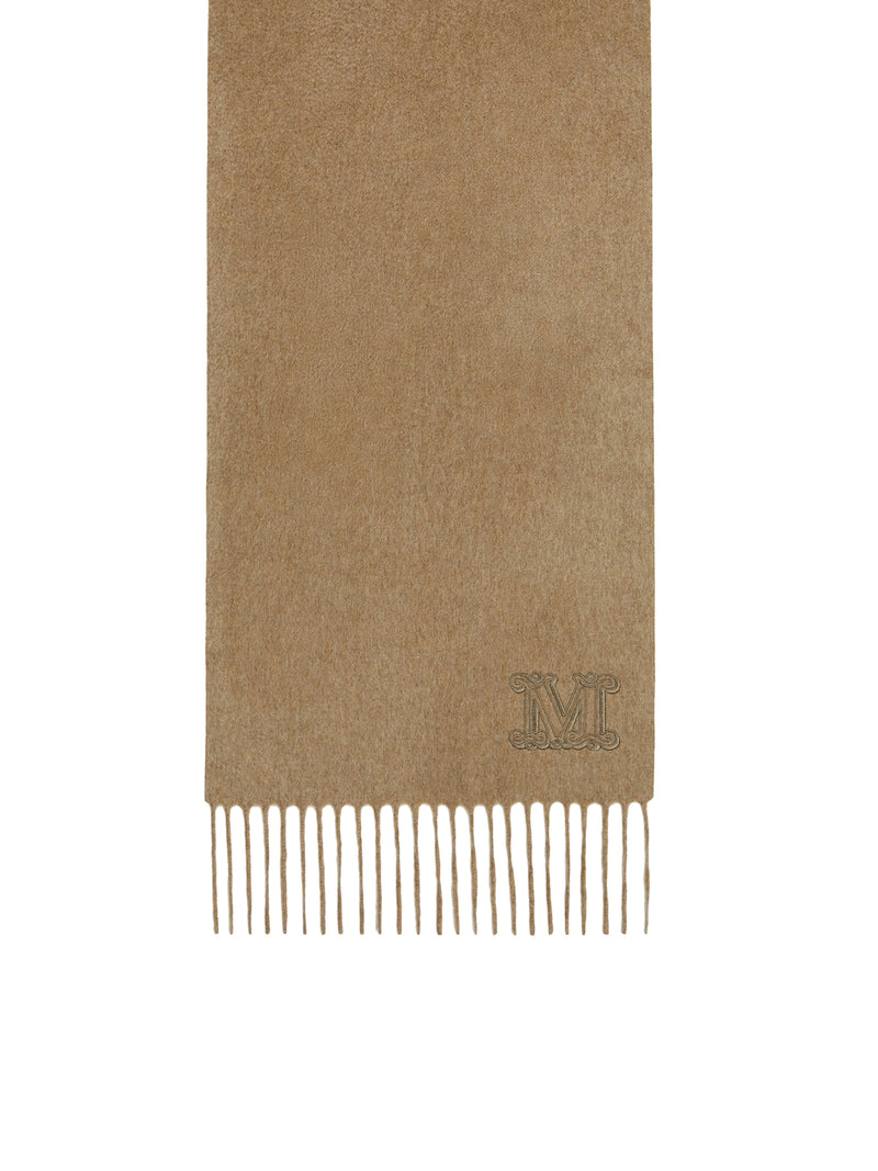 STOLA IN CASHMERE CON RICAMO MONOGRAM