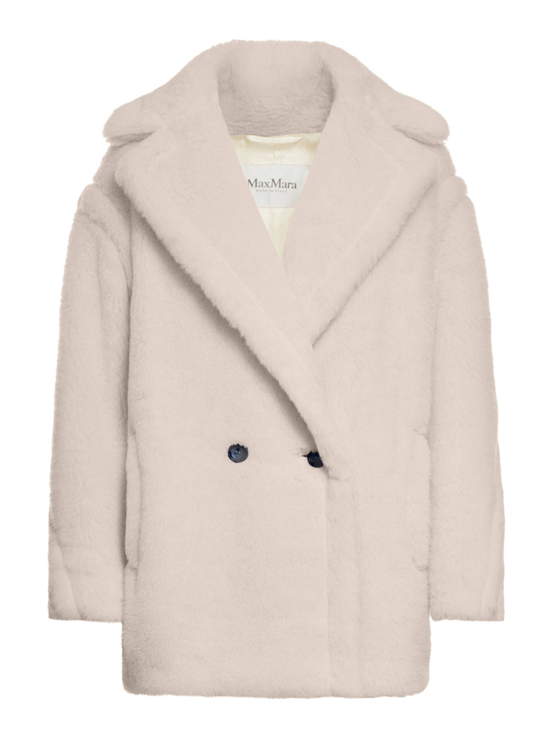 CAPPOTTO OLGA TEDDY BEAR IN LANA DI ALPACA