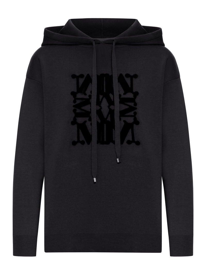 FELPA TADDEO CON RICAMO A SPAZZOLA