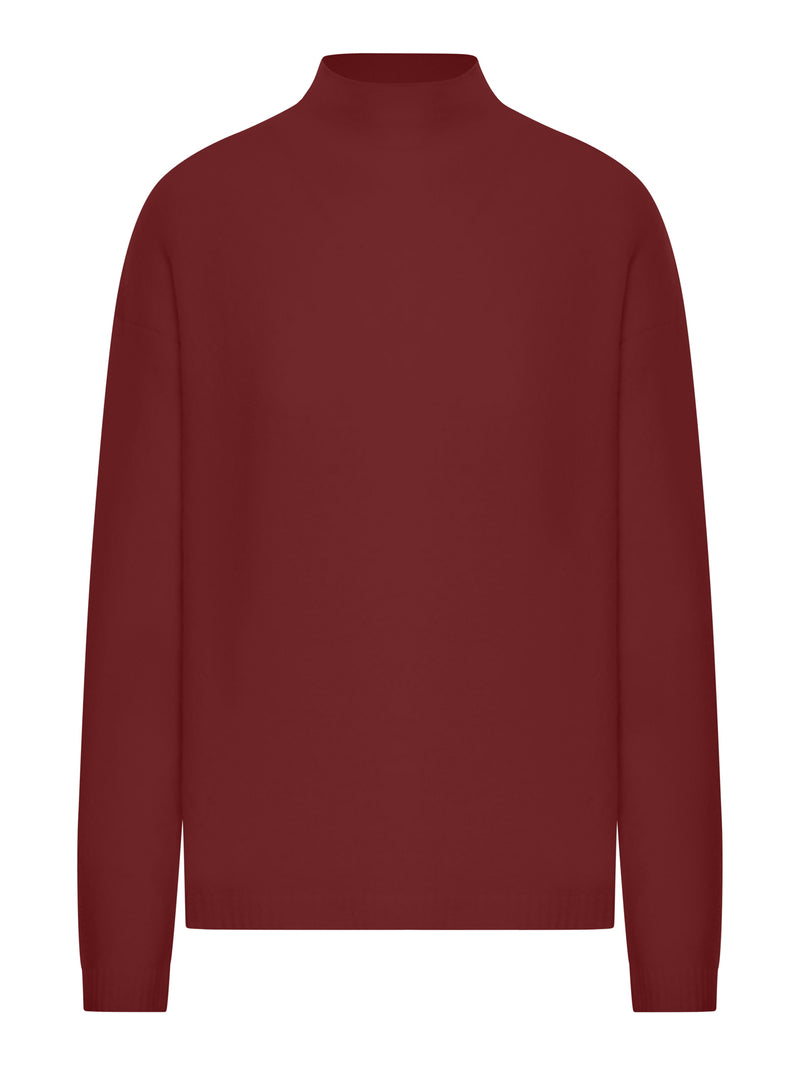 MAGLIA BOXY IN FILATO DI CASHMERE STRETCH