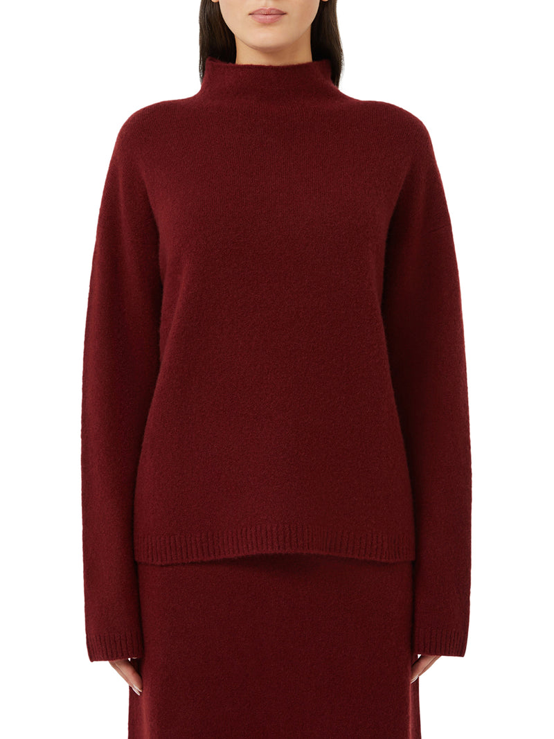 MAGLIA BOXY IN FILATO DI CASHMERE STRETCH