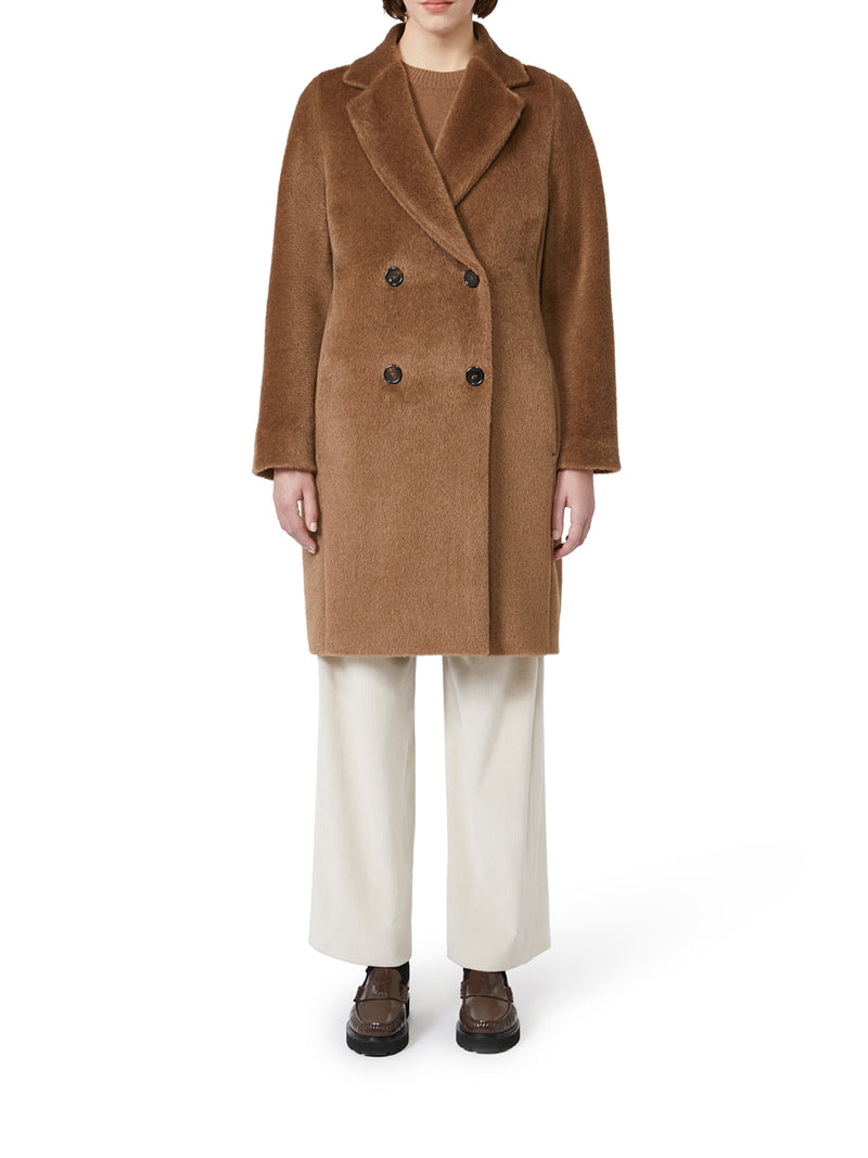 CAPPOTTO MIDI IN LANA E ALPACA